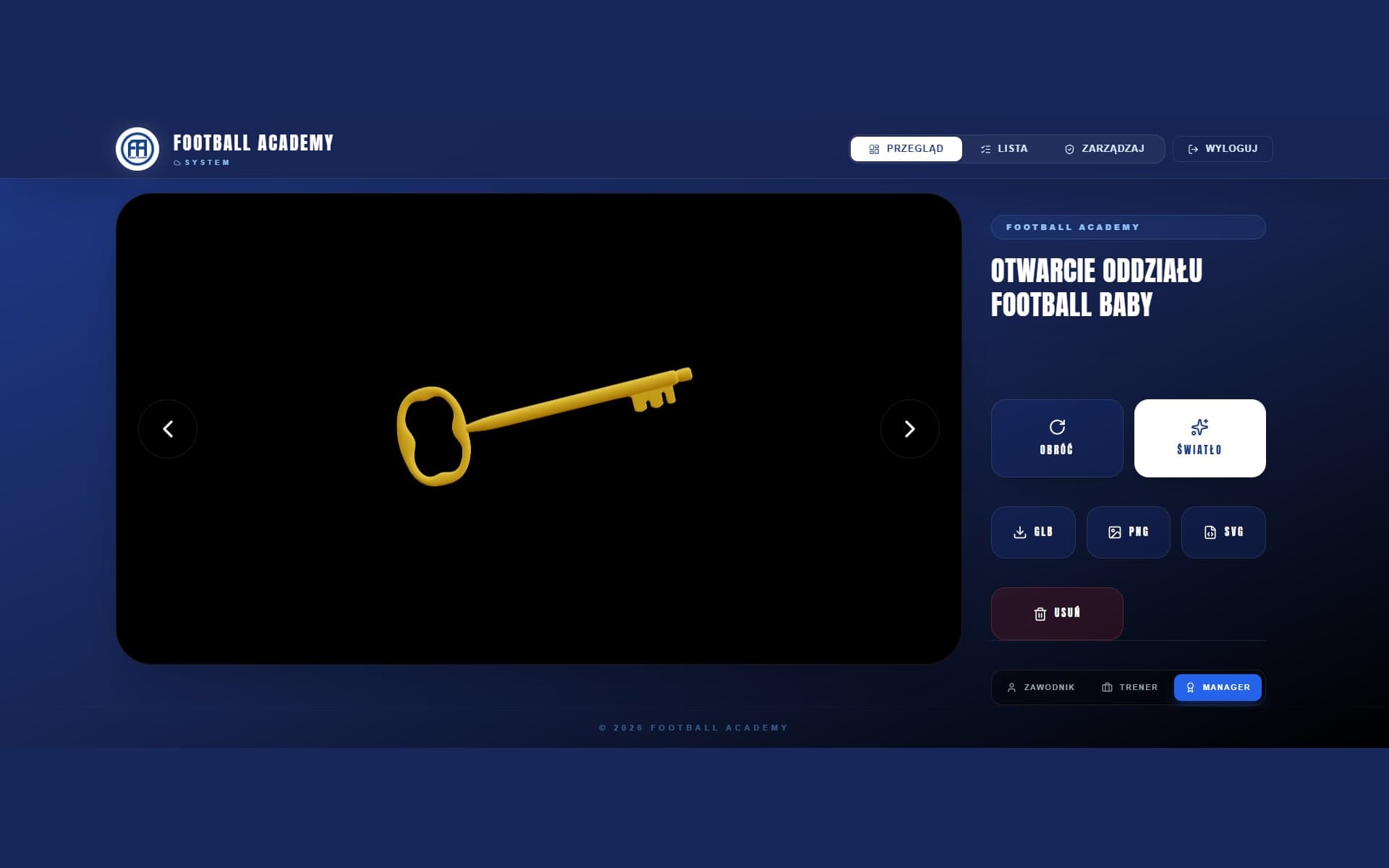 Football Academy System